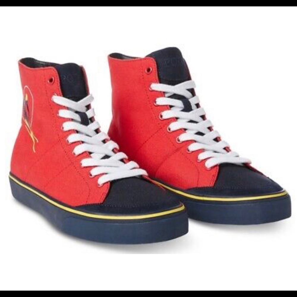 Ralph Lauren Polo Solomon Red Multi Ski NWT 11D